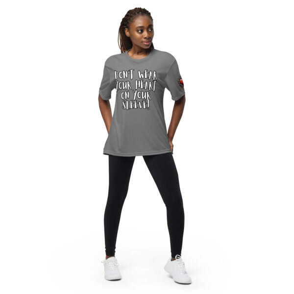 BVANGIO v. Heart on Sleeve Unisex performance crew neck t-shirt - Image 3