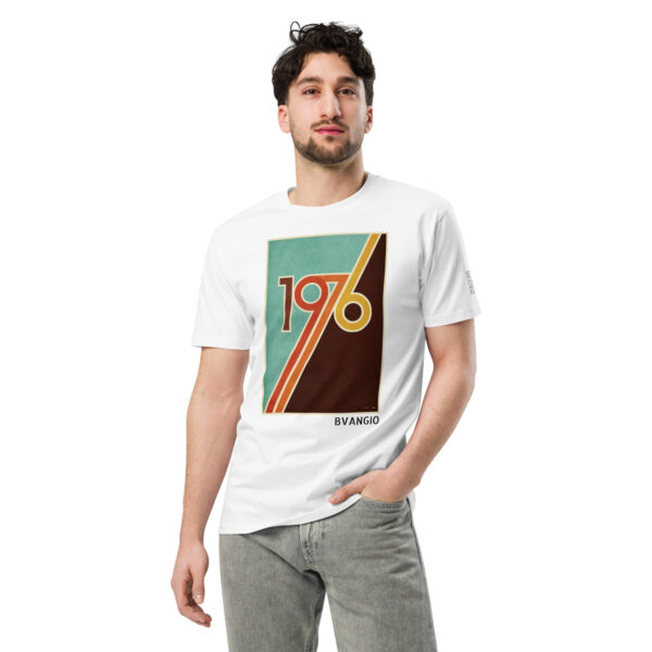 BVANGIO v 1976 Unisex premium t-shirt - Image 7