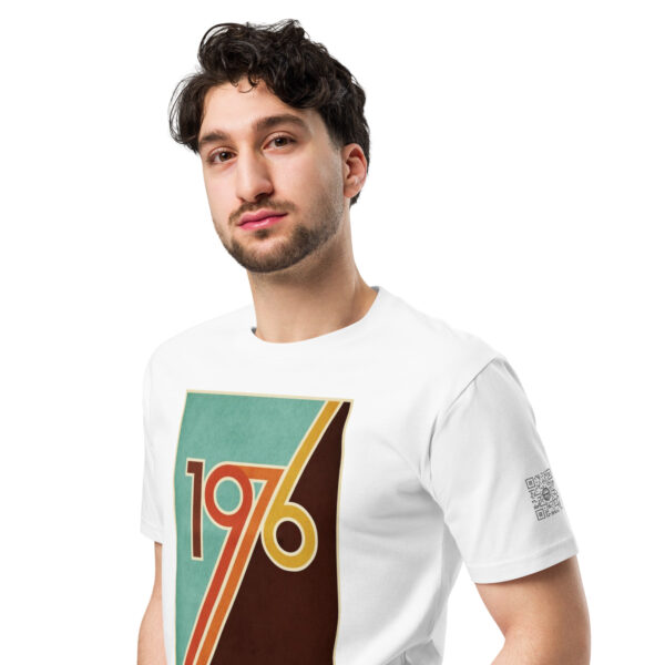 BVANGIO v 1976 Unisex premium t-shirt - Image 8