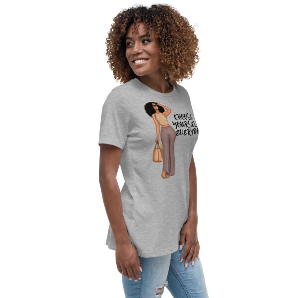 BVANGIO v Choose yourself Women's Relaxed T-Shirt - Image 14