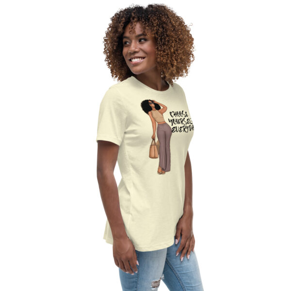 BVANGIO v Choose yourself Women's Relaxed T-Shirt - Image 34