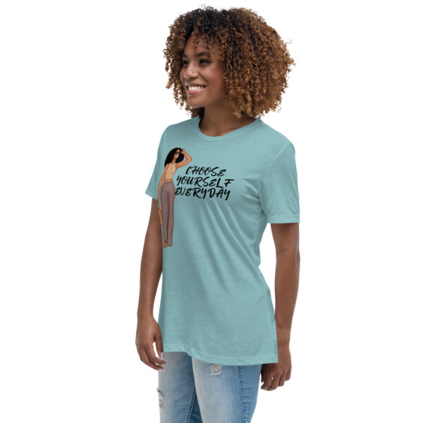 BVANGIO v Choose yourself Women's Relaxed T-Shirt - Image 7