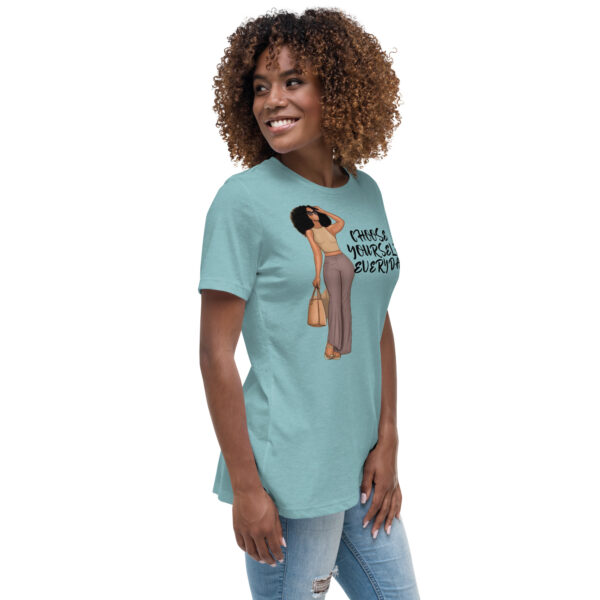 BVANGIO v Choose yourself Women's Relaxed T-Shirt - Image 9