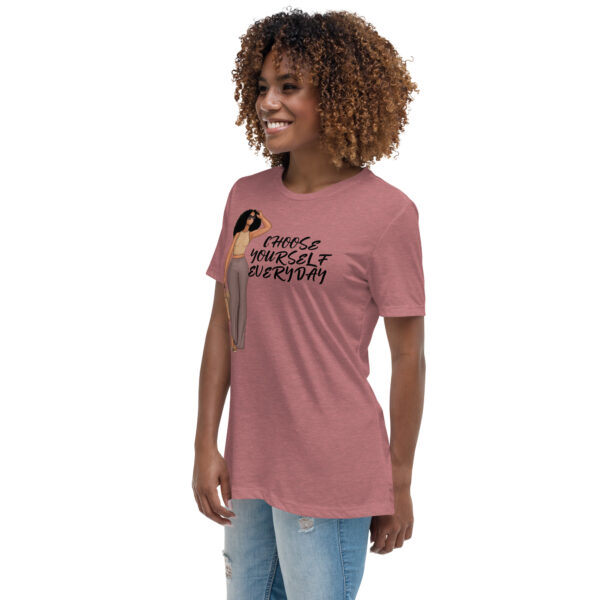 BVANGIO v Choose yourself Women's Relaxed T-Shirt - Image 2