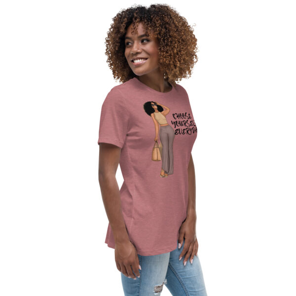 BVANGIO v Choose yourself Women's Relaxed T-Shirt - Image 4