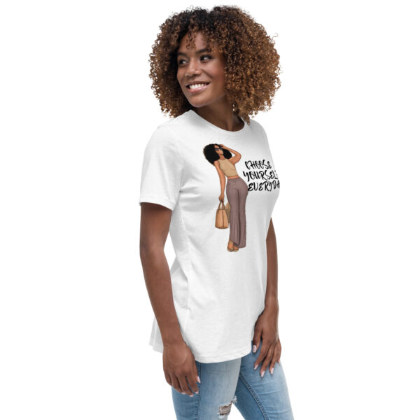 BVANGIO v Choose yourself Women's Relaxed T-Shirt - Image 39