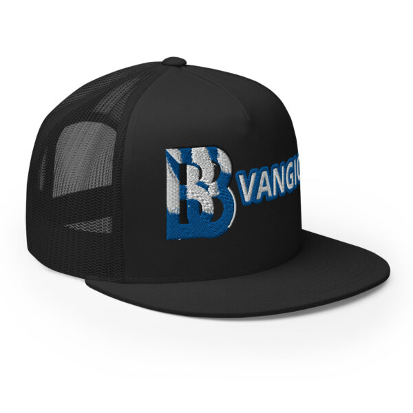 BVANGIO BLUE/ WHITE Trucker Hat - Image 12