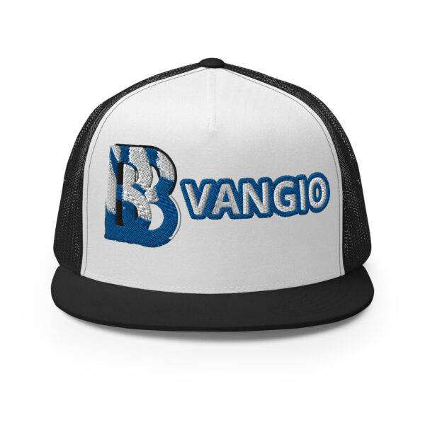 BVANGIO BLUE/ WHITE Trucker Hat - Image 37