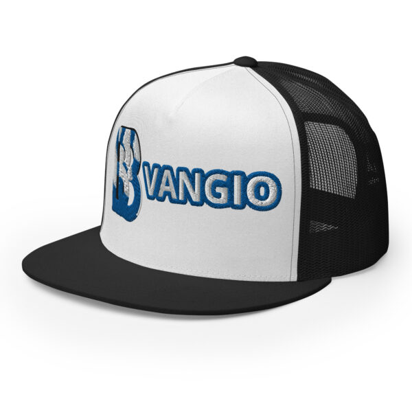 BVANGIO BLUE/ WHITE Trucker Hat - Image 40