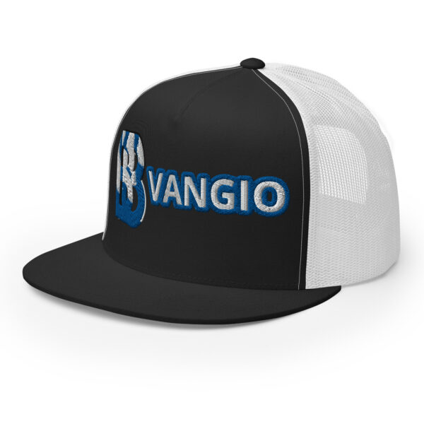 BVANGIO BLUE/ WHITE Trucker Hat - Image 5