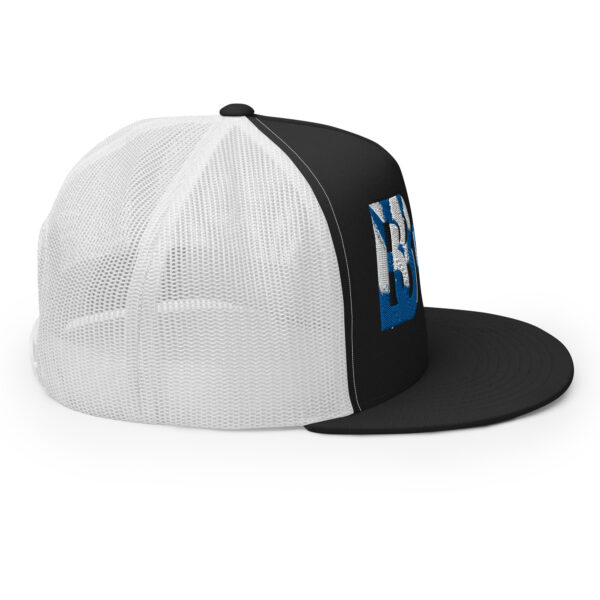 BVANGIO BLUE/ WHITE Trucker Hat - Image 6