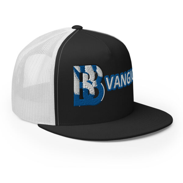 BVANGIO BLUE/ WHITE Trucker Hat - Image 7