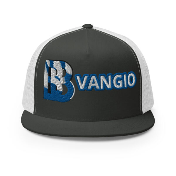 BVANGIO BLUE/ WHITE Trucker Hat - Image 25