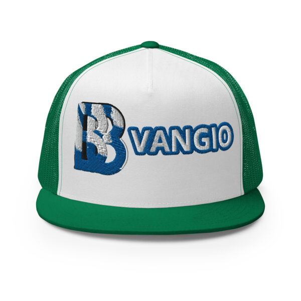 BVANGIO BLUE/ WHITE Trucker Hat - Image 49