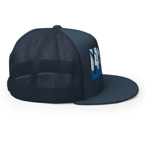 BVANGIO BLUE/ WHITE Trucker Hat - Image 17