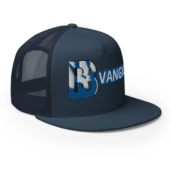 BVANGIO BLUE/ WHITE Trucker Hat - Image 18