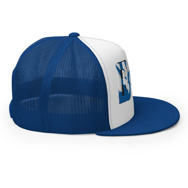 BVANGIO BLUE/ WHITE Trucker Hat - Image 47