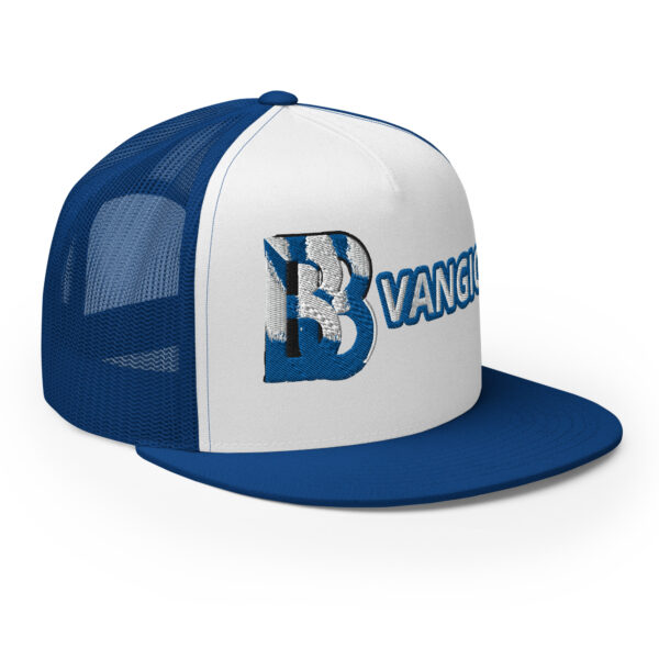 BVANGIO BLUE/ WHITE Trucker Hat - Image 48