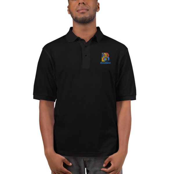 BVANGIO interlocking B Men's Premium Polo - Image 2