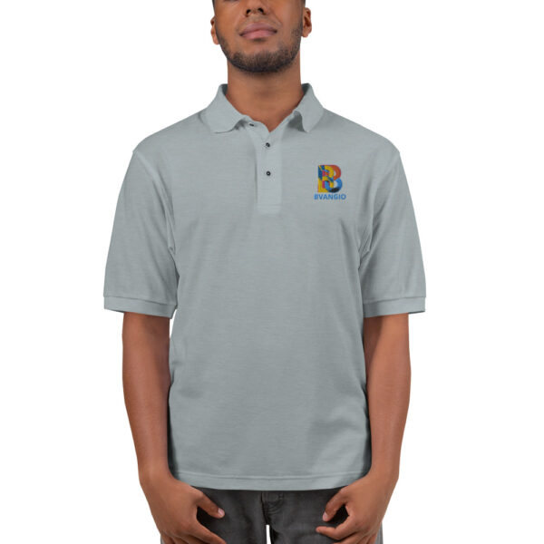 BVANGIO interlocking B Men's Premium Polo - Image 10