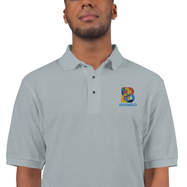 BVANGIO interlocking B Men's Premium Polo - Image 9