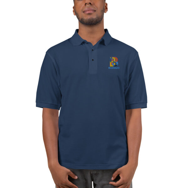 BVANGIO interlocking B Men's Premium Polo - Image 6