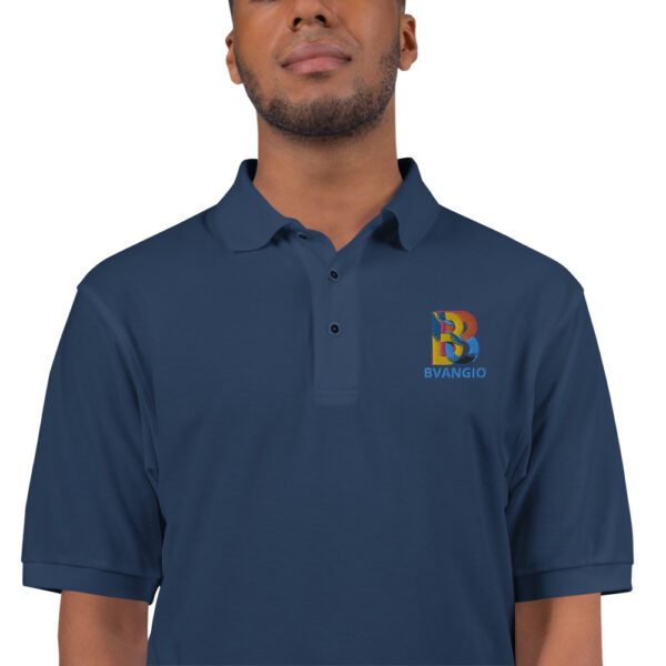 BVANGIO interlocking B Men's Premium Polo - Image 5