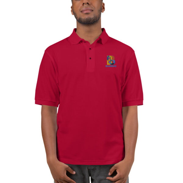 BVANGIO interlocking B Men's Premium Polo - Image 4