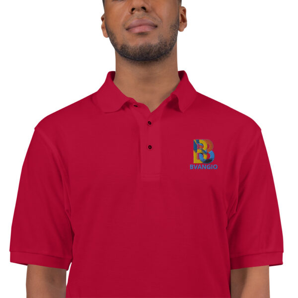 BVANGIO interlocking B Men's Premium Polo - Image 3