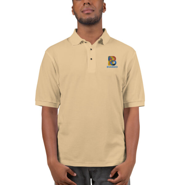 BVANGIO interlocking B Men's Premium Polo - Image 12