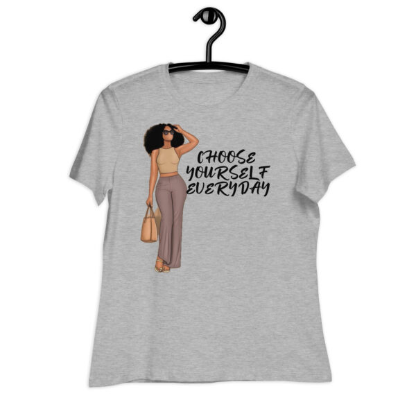 BVANGIO v Choose yourself Women's Relaxed T-Shirt - Image 126