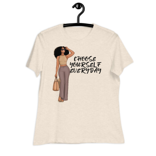 BVANGIO v Choose yourself Women's Relaxed T-Shirt - Image 121