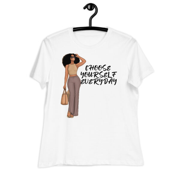 BVANGIO v Choose yourself Women's Relaxed T-Shirt - Image 135