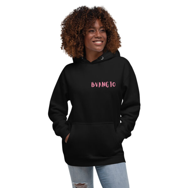 BVANGIO PNK/GRY Unisex Hoodie - Image 2