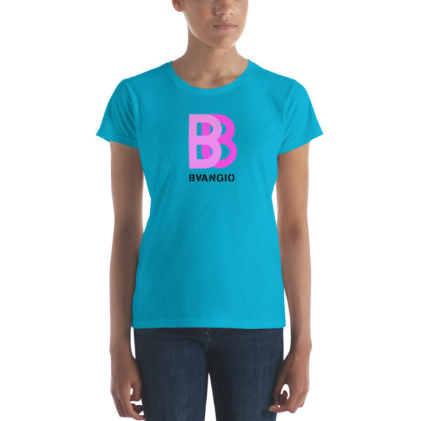 BVANGIO PINK LOGO Women's short sleeve t-shirt - Image 3