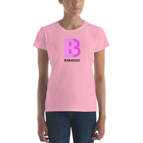 BVANGIO PINK LOGO Women's short sleeve t-shirt - Image 4