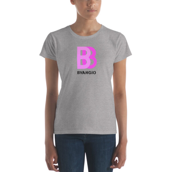 BVANGIO PINK LOGO Women's short sleeve t-shirt - Image 2