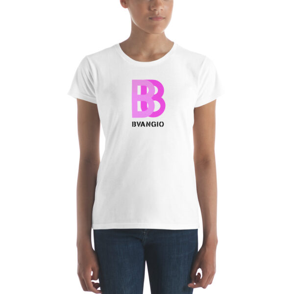 BVANGIO PINK LOGO Women's short sleeve t-shirt